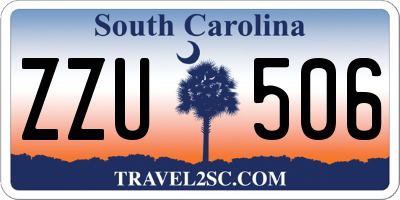 SC license plate ZZU506