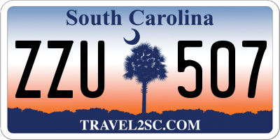 SC license plate ZZU507