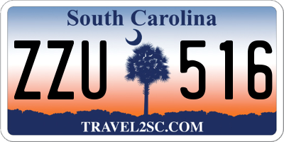 SC license plate ZZU516