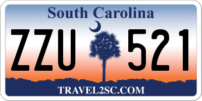 SC license plate ZZU521