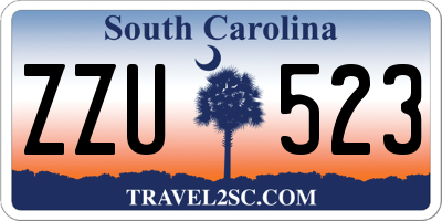 SC license plate ZZU523