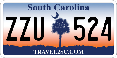 SC license plate ZZU524