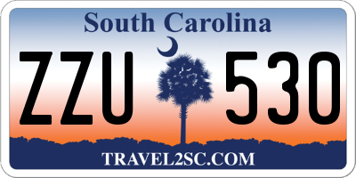 SC license plate ZZU530