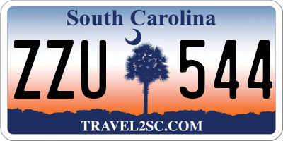 SC license plate ZZU544