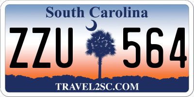 SC license plate ZZU564