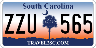 SC license plate ZZU565