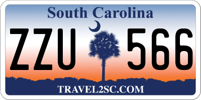 SC license plate ZZU566