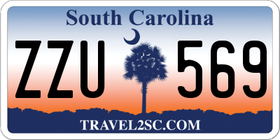 SC license plate ZZU569