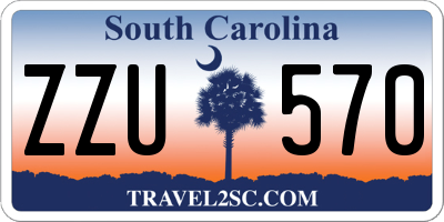 SC license plate ZZU570