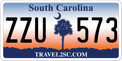 SC license plate ZZU573