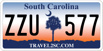 SC license plate ZZU577