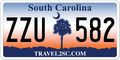 SC license plate ZZU582