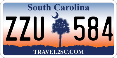 SC license plate ZZU584