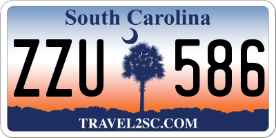SC license plate ZZU586