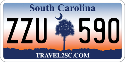 SC license plate ZZU590