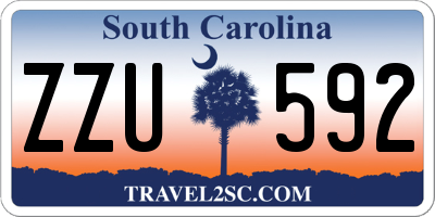 SC license plate ZZU592