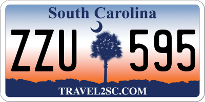 SC license plate ZZU595