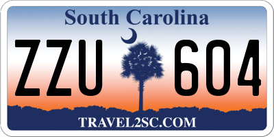 SC license plate ZZU604