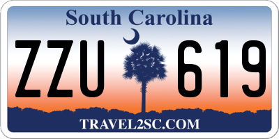 SC license plate ZZU619