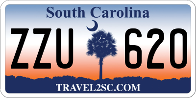 SC license plate ZZU620