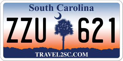 SC license plate ZZU621