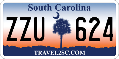 SC license plate ZZU624