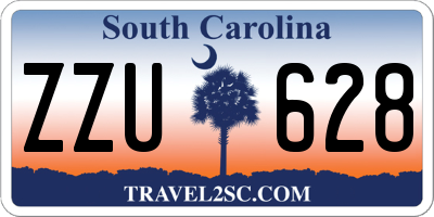 SC license plate ZZU628