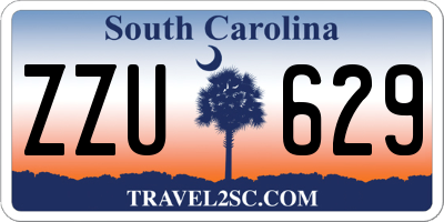 SC license plate ZZU629