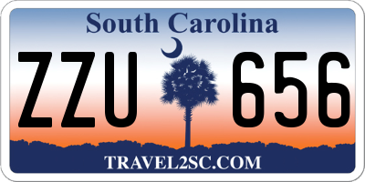 SC license plate ZZU656