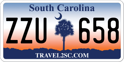 SC license plate ZZU658