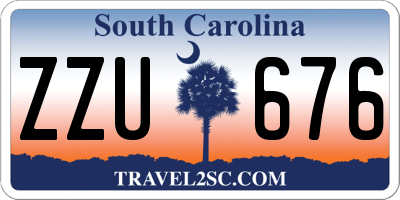 SC license plate ZZU676