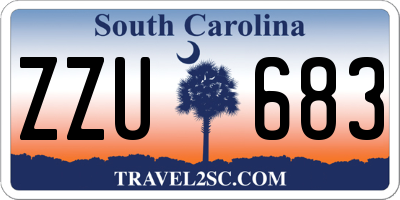 SC license plate ZZU683