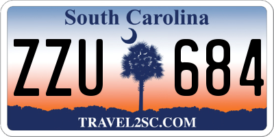 SC license plate ZZU684