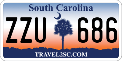 SC license plate ZZU686