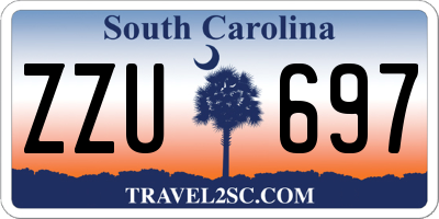 SC license plate ZZU697