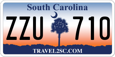 SC license plate ZZU710