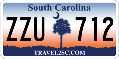 SC license plate ZZU712