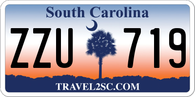 SC license plate ZZU719