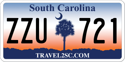 SC license plate ZZU721
