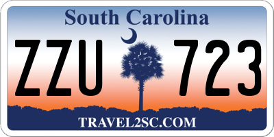 SC license plate ZZU723