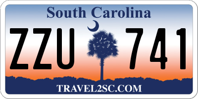 SC license plate ZZU741