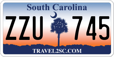 SC license plate ZZU745