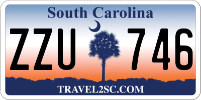 SC license plate ZZU746