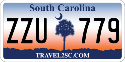 SC license plate ZZU779