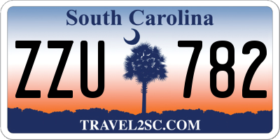 SC license plate ZZU782