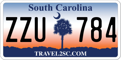 SC license plate ZZU784