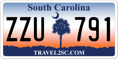SC license plate ZZU791