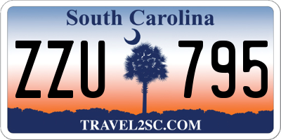 SC license plate ZZU795