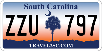 SC license plate ZZU797