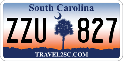 SC license plate ZZU827